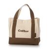 Canvas Logo Embroidered Mini Tote