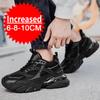 Men Mesh Elevator Shoes Height Increase Sneakers Shoes for 8/10CM Sports Casual Shoes Invisible Inner Heightening Shoes for Men