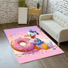 1pc Donald Duck Pattern Area Rug Soft Flannel Floor Mat for Living Room,Office,Bedroom and Carpet,Sofa Coffee Table Floor Mat