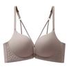 Womens Front Closure Push Up Bra Seamless Thin Cup Comfort Bralette For Small Chest