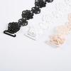 2pcs Set -Lace Flower Replaceable Underwear Strap Women's Seamless Sexy Anti-Slip Bra Strap Elastic Accessory
