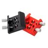 Universal Metal Dovetail Base Mount Bracket Dovetail Groove Plate 1/4 M4 Slot Easy Installation Strong and Durable