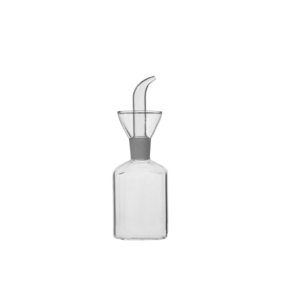Glass Cruet Pourer 150/200/450ml Vinegar Bottle Non-drip Condiment Container  Seasoning