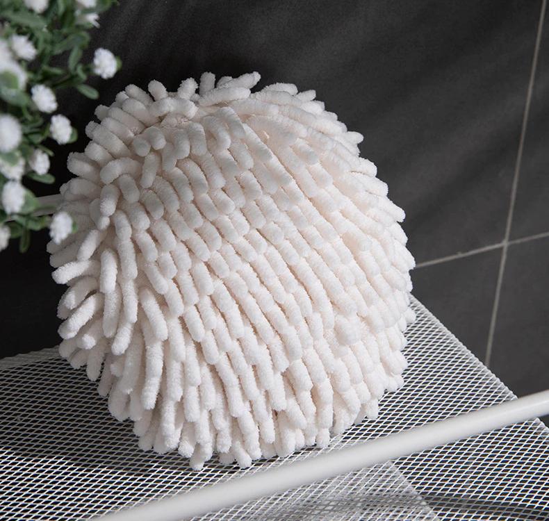 Towel Kitchen Bathroom Cloth On A String Turquoise Ball Hook