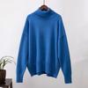 Solid Colour High Neck Sweater Autumn Winter Comfortable Loose Classic Versatile Pullover Sweater Luxurious Relaxed-fit Slimming and Versatile Top