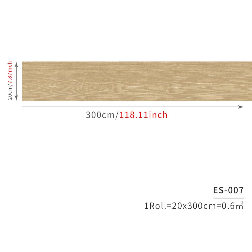 Simulation Wood Grain Home Decoration Floor Sticker Pvc Waterproof Wall Sticker Bedroom Living Room Floor Renovation Sticker