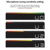 Digital LED Alarm clock with Colorful Music Rhythm Pickup Lighting Bar. Gift Table Clock for Home Decoration2