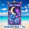 Butterfly Theme Beach Towel Personalized Custom Name & Text Soft Quick Dry Beach Towel for Swimming Travel