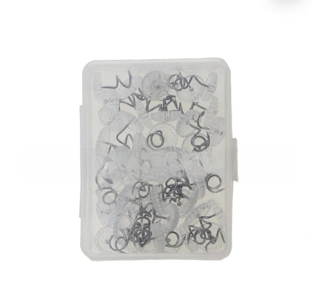 Sewing Patchwork Tools: Plum Blossom Flower Pattern Positioning Pins, 50pcs or 100pcs per Box