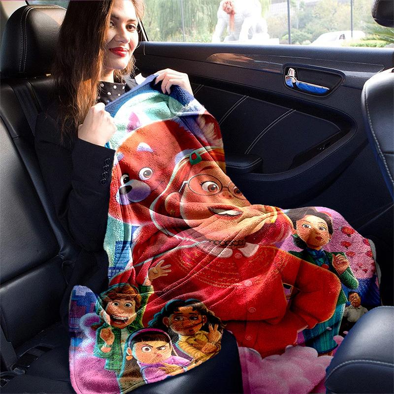 1 Stück, „Gemütliche Rote Panda Decke, Perfekt für Wohnkultur, Sofabezug, Außenbereich, Geschenke, Weiche Wohndecken für Schlafzimmer, Wohnzimmer, Reisen, Camping,