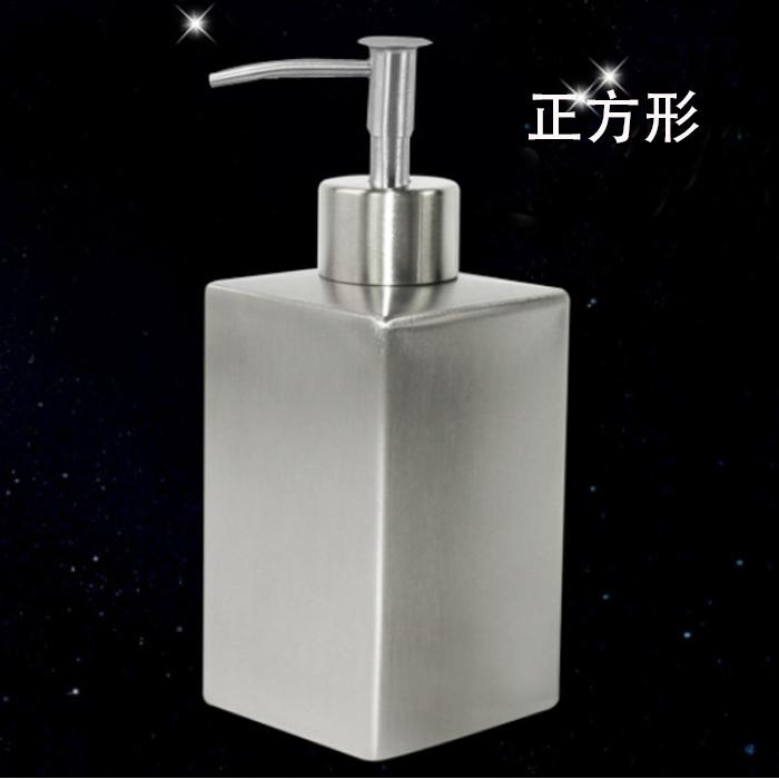 Stainless Steel Round Empty Lotion Soap Dispenser Bottle, 350ml Soap Dispenser Great For Essential Oils, Lotions, Liquid Soaps