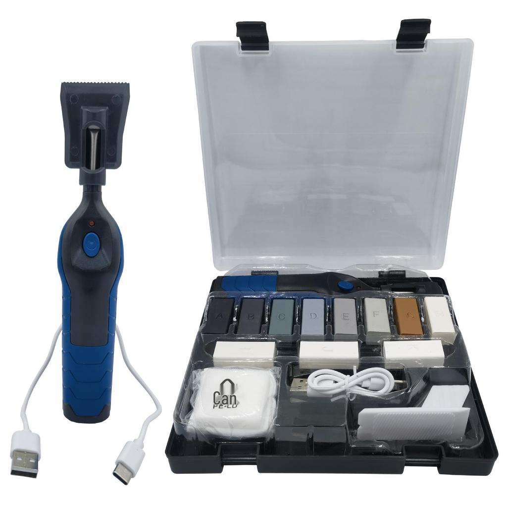 Rechargeable Plastic Floor Repair Tool Set - Multifunctional DIY Toolbox
