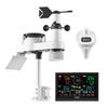 VEVOR 7-in-1 Wi-Fi Weather Station with APP, 190.5 Mm Display, Wireless Solar Powered Outdoor Sensor, with Pool Thermometer, Rain Gauge