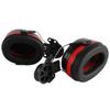 2Pcs Hard Hat Attachment Earmuff Noise Reduction Angle Adjustable Telescopic Helmet Earmuff Red Black