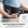Lumbar Pad Back Support Breathable Elastic Double Compression Belt for Back Relief,Scoliosis,Herniated Disc,Sciatica Men Women