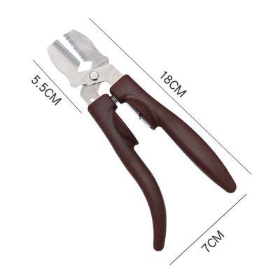 Protable Nutcracker Chestnut Clip Stainless Steel Chestnut Cutter Tool Peeler Chestnut Sheller Multifunction Nut Opener Plier