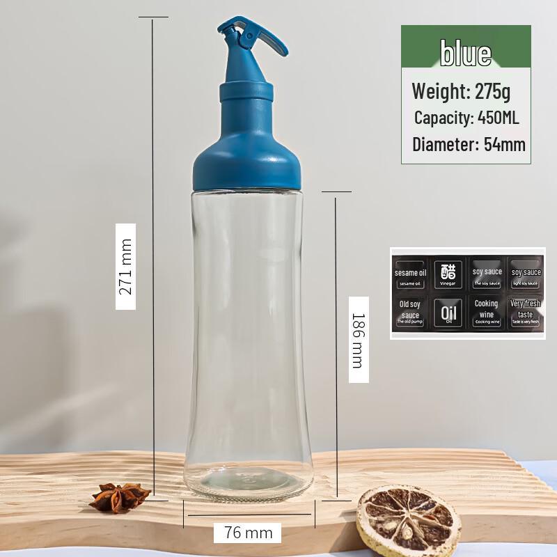 

ZISIZ Non-Drip Glass Oil Dispenser Set