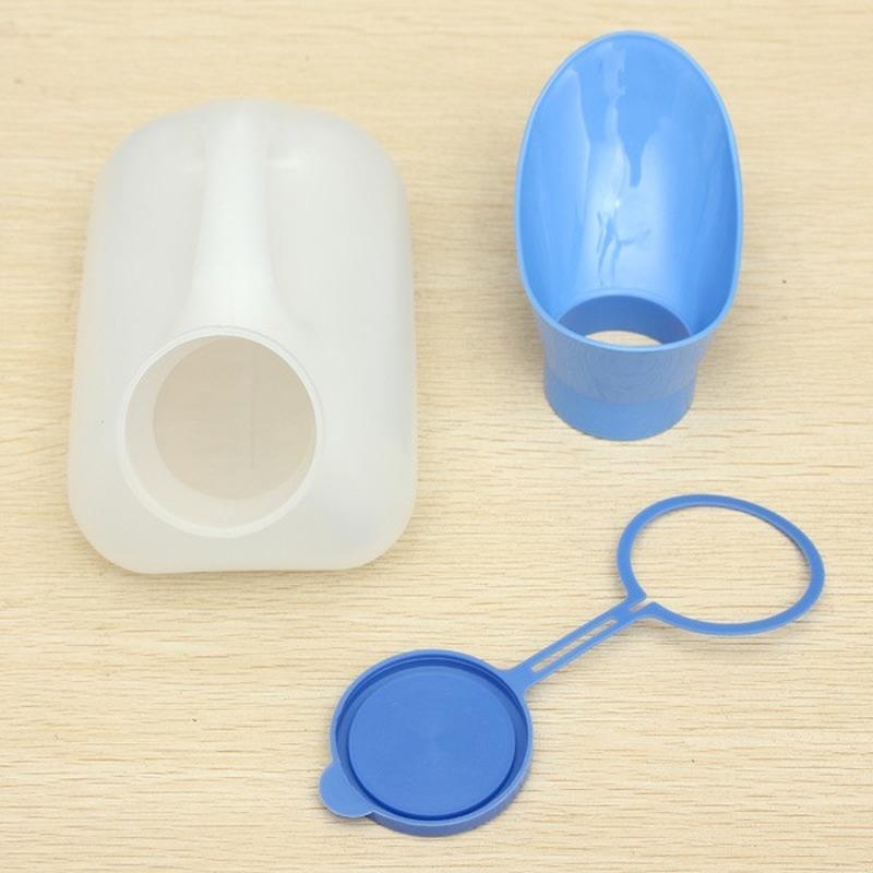 Portable 1L Unisex Female Urinal Toilet Urine Urination Device Bottle Emergency Closestool Outdoor Camping Travel Tool Tent