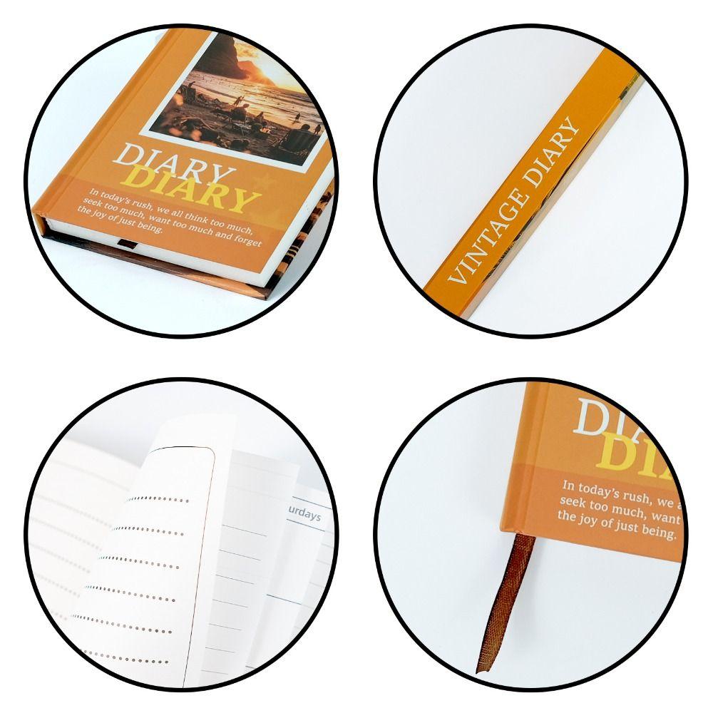 98 sheets Beach Agreement Theme Notebook romantic Diary Handbooks Diary notebook Stationery