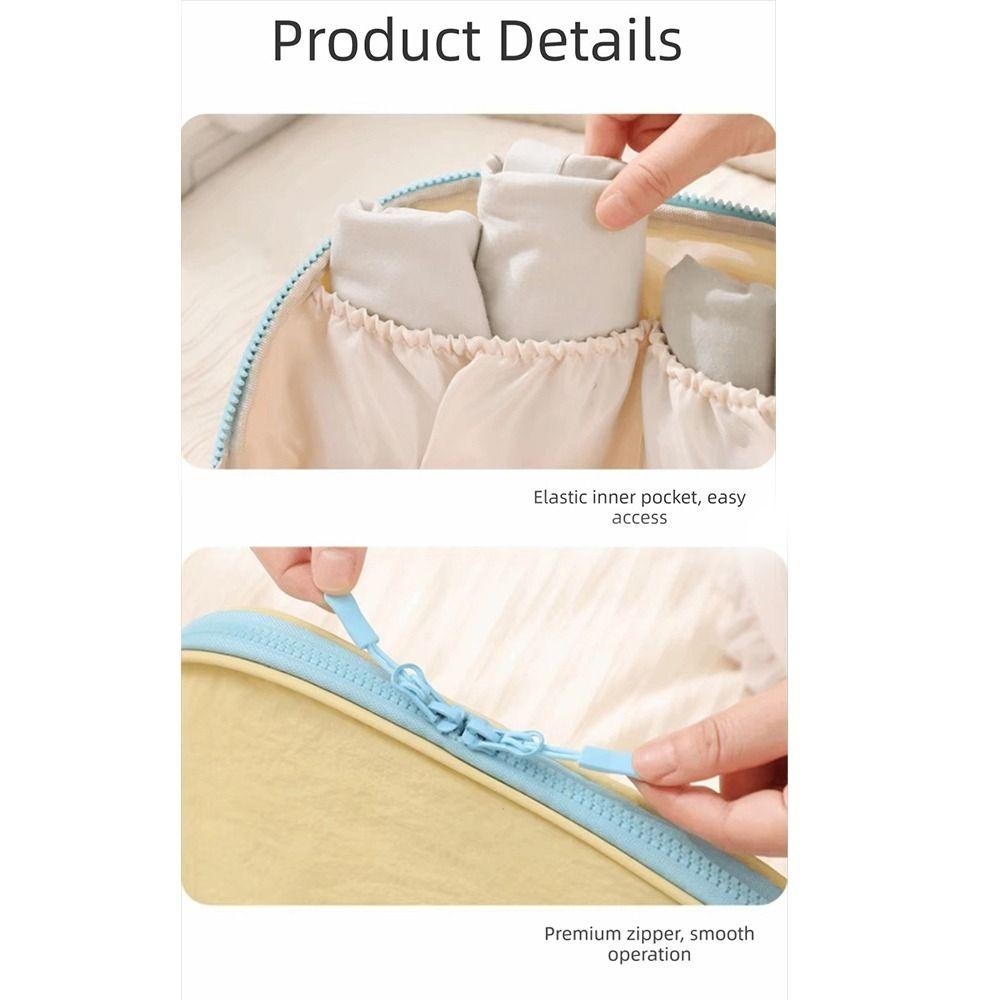 Portable Bra Storage Bag Close-fitting Intimate Clothes Bag Underwear Organizer Bag Travel Use