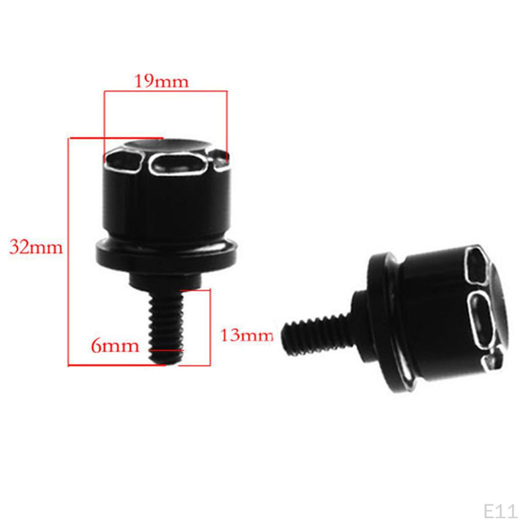 Seat Bolt Screw Knurled Seats Cover Bolts Aluminum for 1997-2017