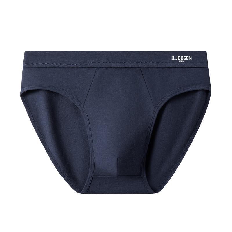 Men's Plus Size Loose Cotton Mid-Waist Briefs - Breathable Summer Triangle Underwear