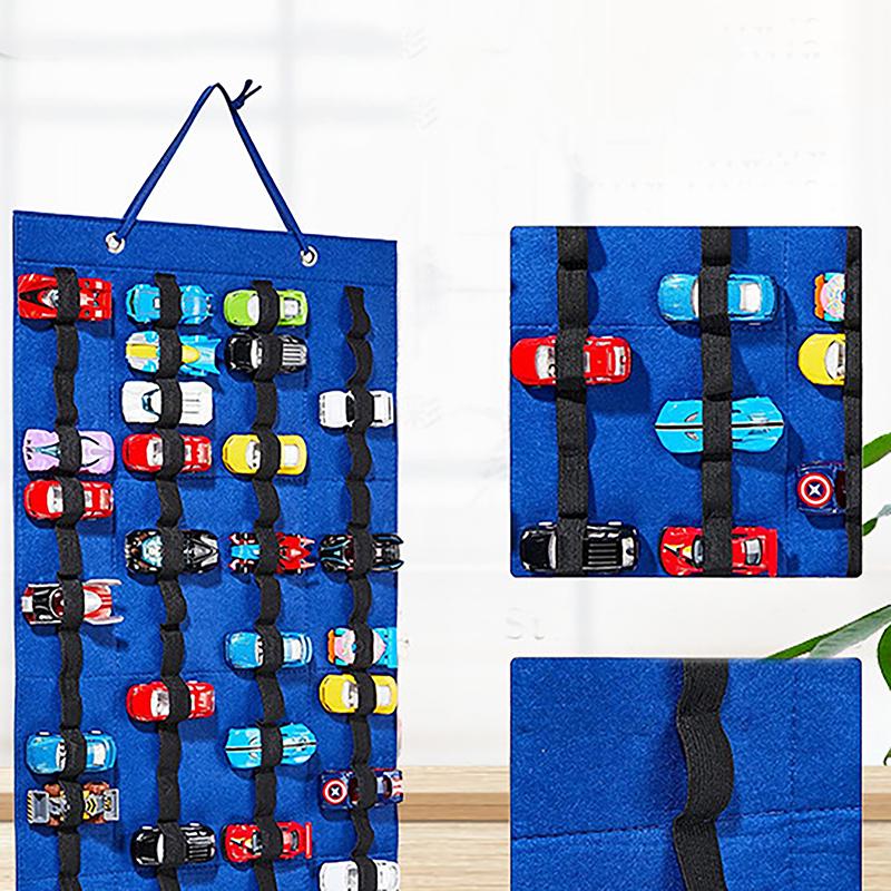 Organizator suspendat pentru roți, montare pe perete, vitrină, cutie de depozitare de mare capacitate, genți, jucării, mașinuțe Matchbox, cadou pentru copii