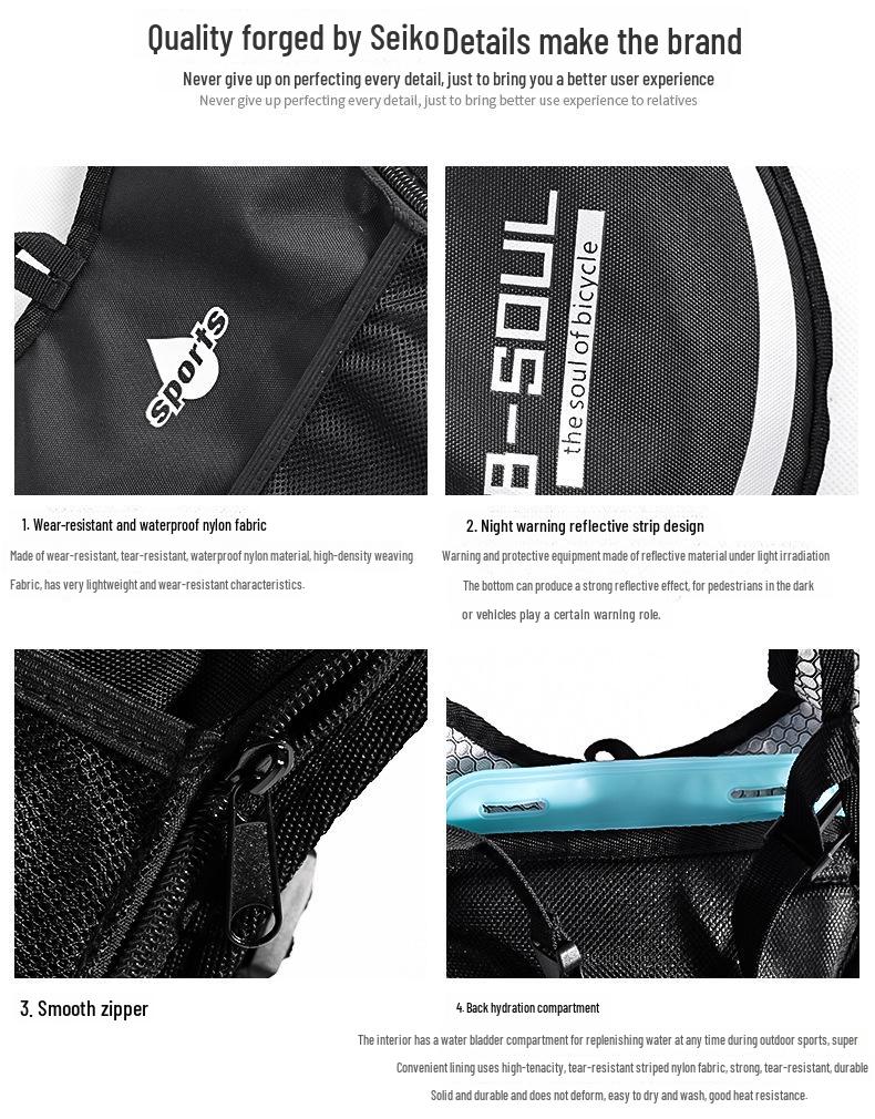 Bicycle Cycling Hydration Backpack - Breathable Outdoor Travel Sports Bag for Men and Women