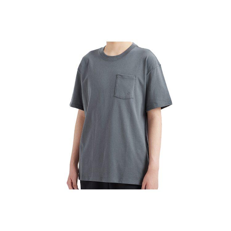 Nike T Shirts Men's Gray Crew Neck Moderate Straight Fit DD0500-060