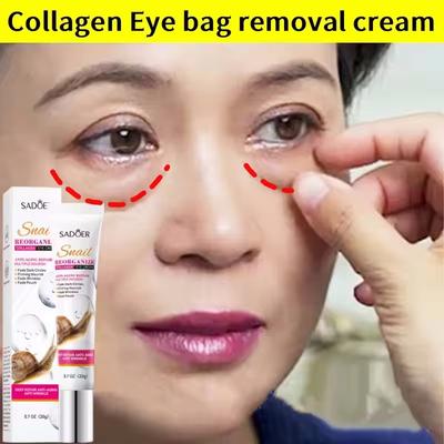 SAODER Snail Collagen Eye Cream Anti Dark Circles Remove Eyes Bags Moisturizing Firming Beauty Eyes Skin Care Products