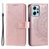 Leather Flip Cover for Xiaomi Redmi Note 12 4G Case Mandala Flower Pattern Wallet Phone Shell