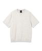 LEE Felt Twitch Logo Short Sleeve Sweatshirt Oatmeal