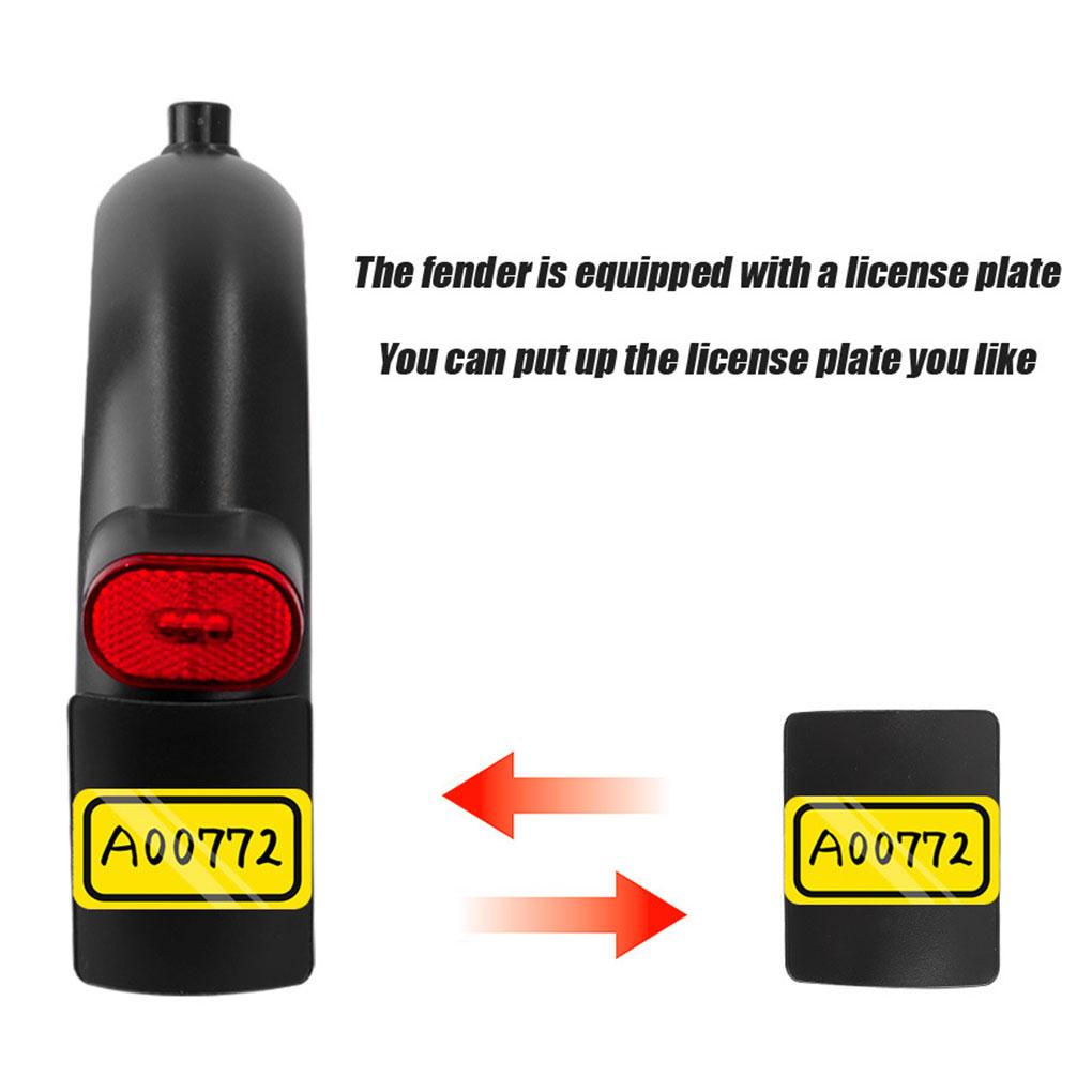 Electric Scooter Plastic Rear Fender Metal Mount Support Mud Guard Spare Parts Kit Replacement for M365/Pro/Pro 2/M187