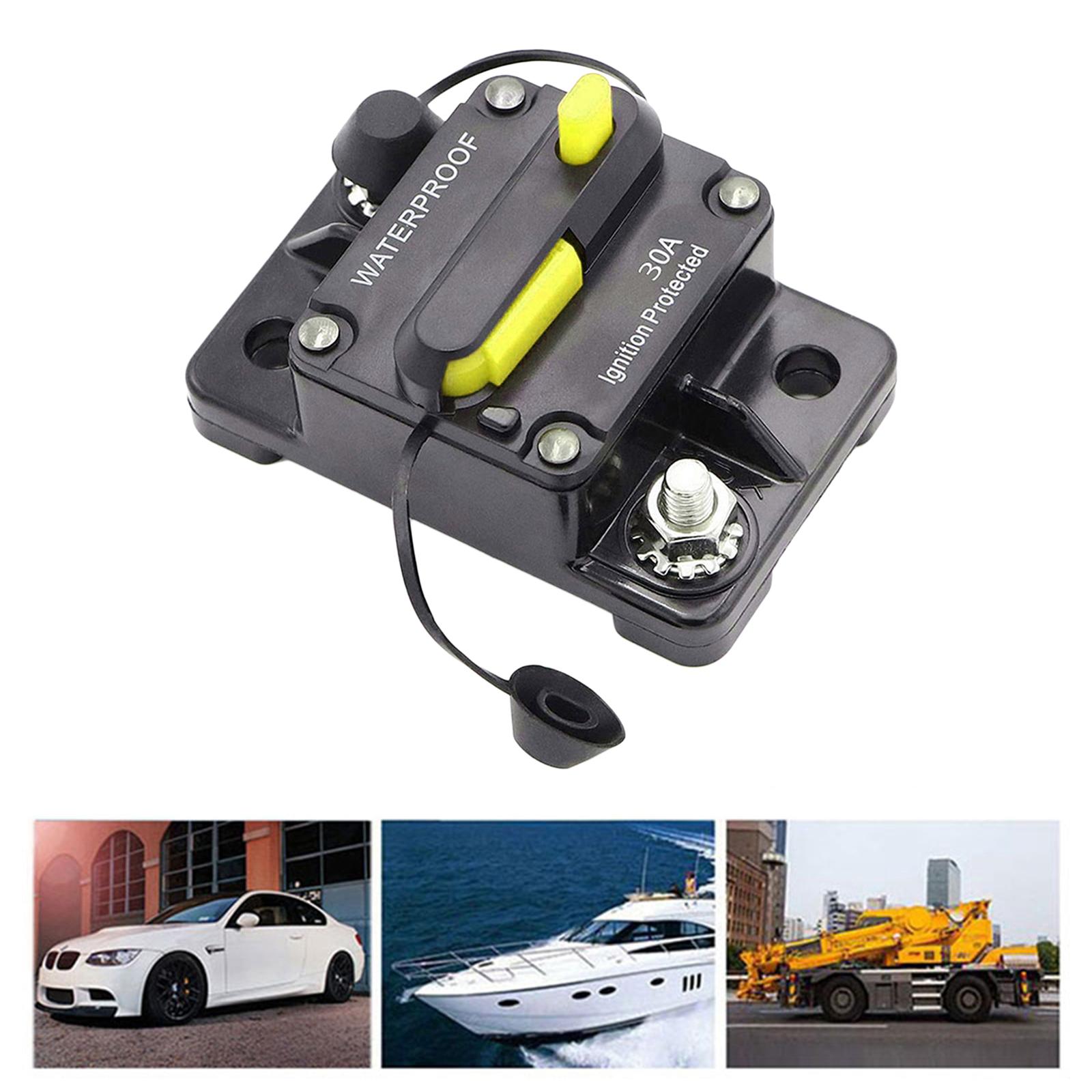 30-30 Waterproof Circuit Breaker Auto Car Inline Switch Holders 50A
