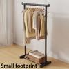 Bedroom Clothes Drying Rack Household Living Room Clothes Storage Rack Wear-Resistant Single Bar Clothes Rack