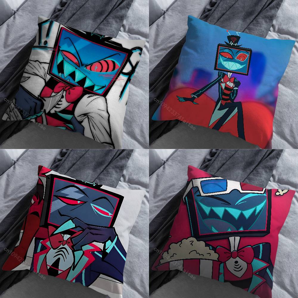 HHazbin Vox Hotel Vertraue Uns Kissen über Wohnzimmer Sofa Kissenbezug Heimdekoration Schlafzimmer Zimmer Bett Kissenbezug