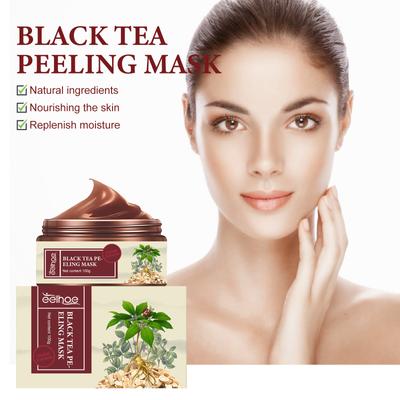 Maschera peeling alle erbe al ginseng Esfoliante Punti neri Ripara l'opacità e schiarisce le macchie Maschera alla melanina