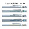 Pentel GraphGear 500 Mechanical Pencil, 0.5mm, Silver