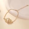 European and American Jewelry Vacation Style Conch Beating Pattern Light Luxury High-end Gold Earrings Necklace Bracelet Jewelry Set