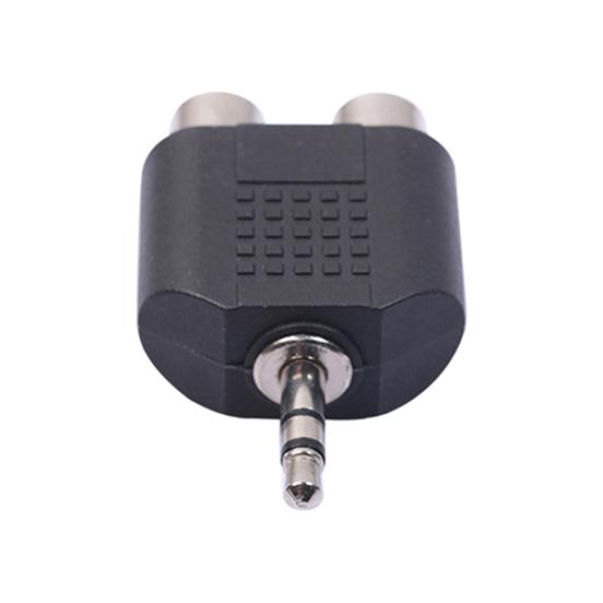 

Черные кабели Стерео Папа на 3,5 мм Двойной RCA Мама Аудио Видео