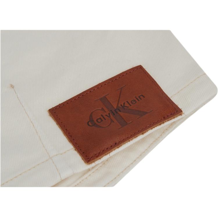 Calvin Klein Vintage Style White Denim Jacket Women Jackets 47D808G