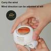 Mini Small Clip Fan Portable Silent Mini Bladeless Electric Fan 3 Speeds Clip-on Charging Fans For Shirt Whirlwind Waist Clips