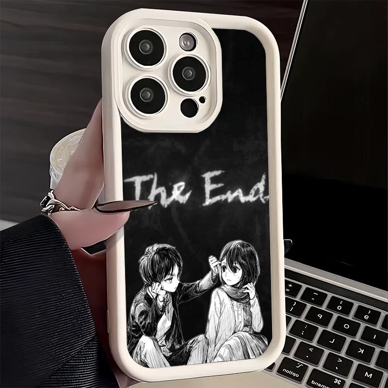 Phone Case for iPhone 17 Air 16E 15 16 Pro Max A-Attack On T-Titan Mikasa Cover 14 Plus 13 12 Mini Soft Shell Silicone Fundas