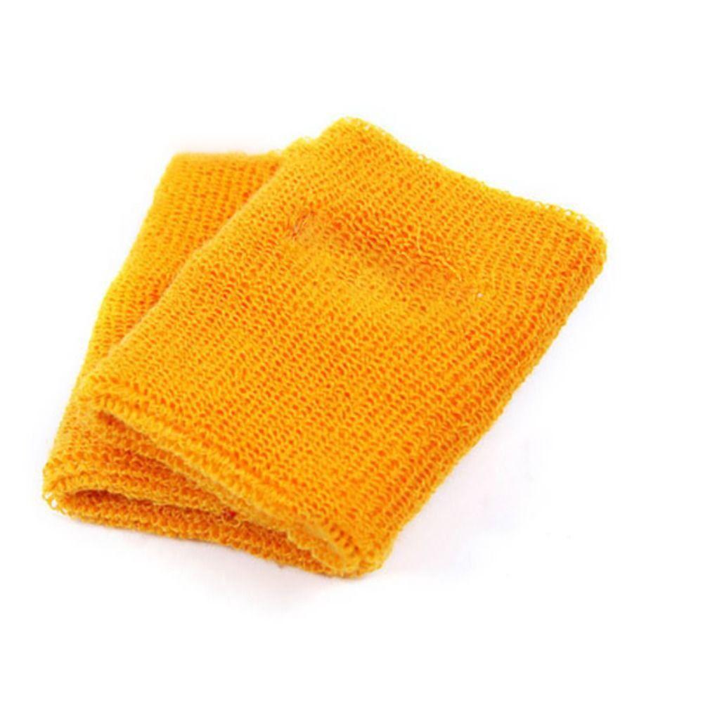 

Впитывающие пот спортивные напульсники для пота, дышащие спортивные аксессуары, напульсники для пота Yellow