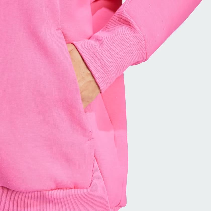 Adidas Z.N.E. Premium Hoodie With Solid Color Logo Men Hoodies Pink IN5117
