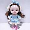 28cm Cute Doll with Cute Expression, Full Body Joints, Changeable Clothes, Girl Toy Gift