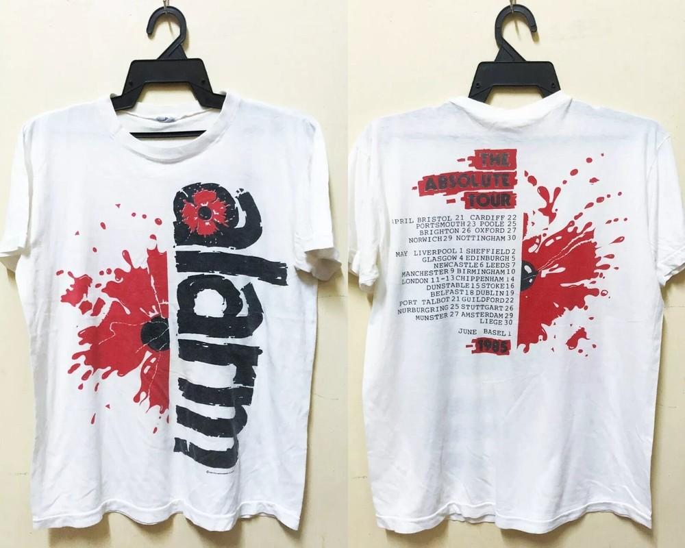 

1985 THE ALARM ROCK BAND THE ABSOLUTE TOUR T Shirt Unisex T-Shirt L