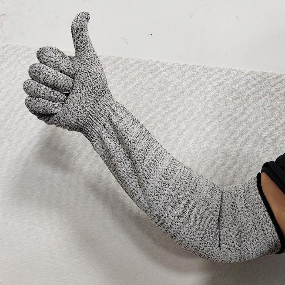 Cut Resistant Arm Sleeve Lengthened Protective Glove Professional Work Gloves  Industry