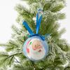 8cm Christmas Tree Decor Ball Bauble Printed Xmas Party Hanging Ball Ornament for Home Christmas Decorations