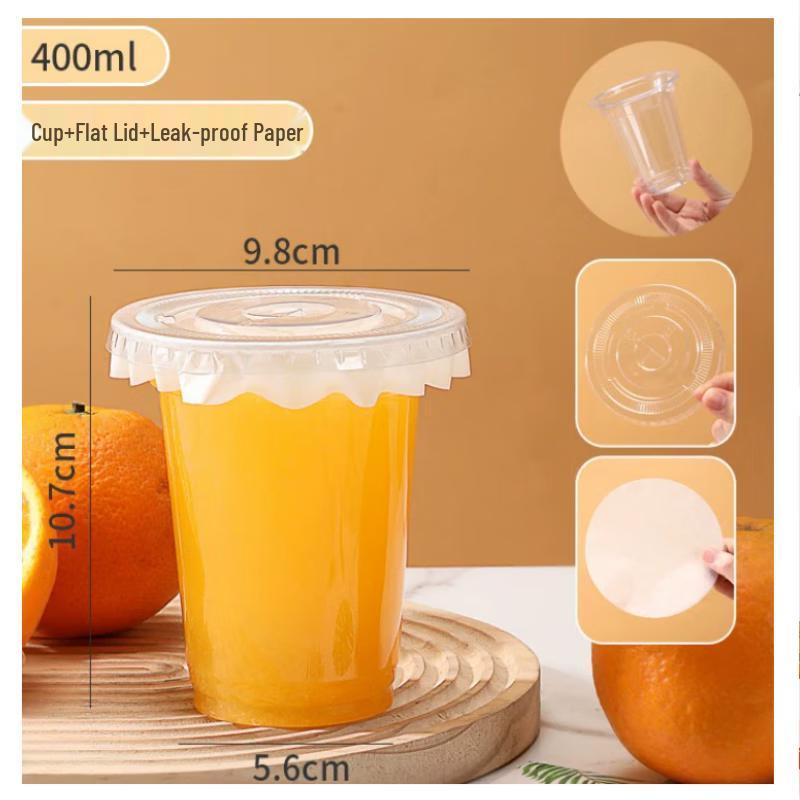 Saikeyou Disposable Clear Plastic Juice & Beverage Cups